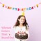 Happy Birthday Banner | Felt Birthday Banner | Rainbow Happy Birthday Sign for Birthday Decor, Backdrop | Banner for Birthday Party Decoration
